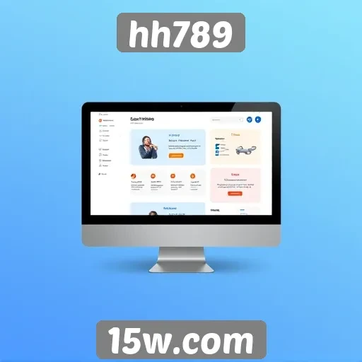 Interface do site hh789 é intuitiva e acessível