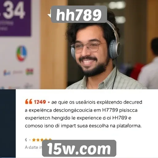 Feedback dos usuários sobre a experiência em hh789